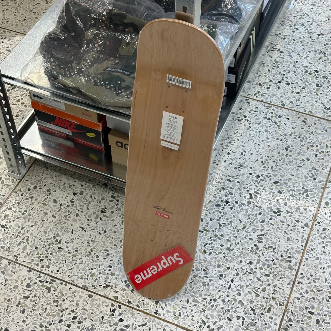 [OS] 슈프림 라우티드 박스로고 스케이트보드 내츄럴 - 24SS 상품이미지4