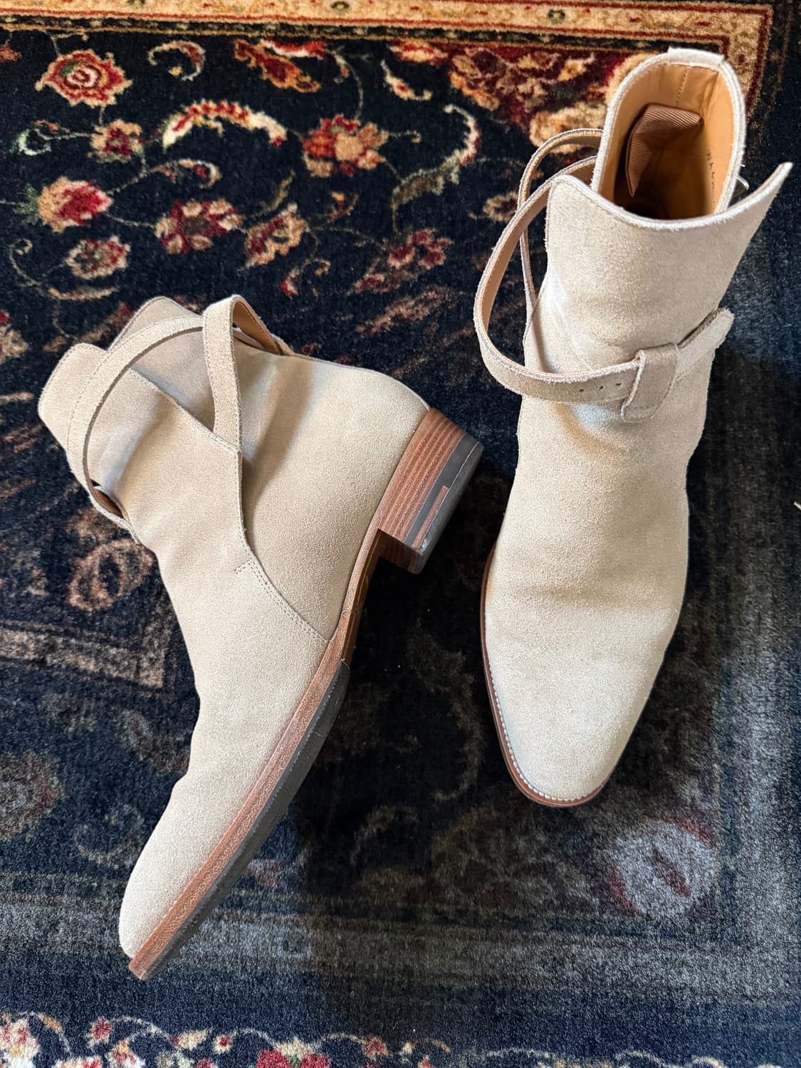 정품 생로랑 스웨이드 부츠  상품이미지2