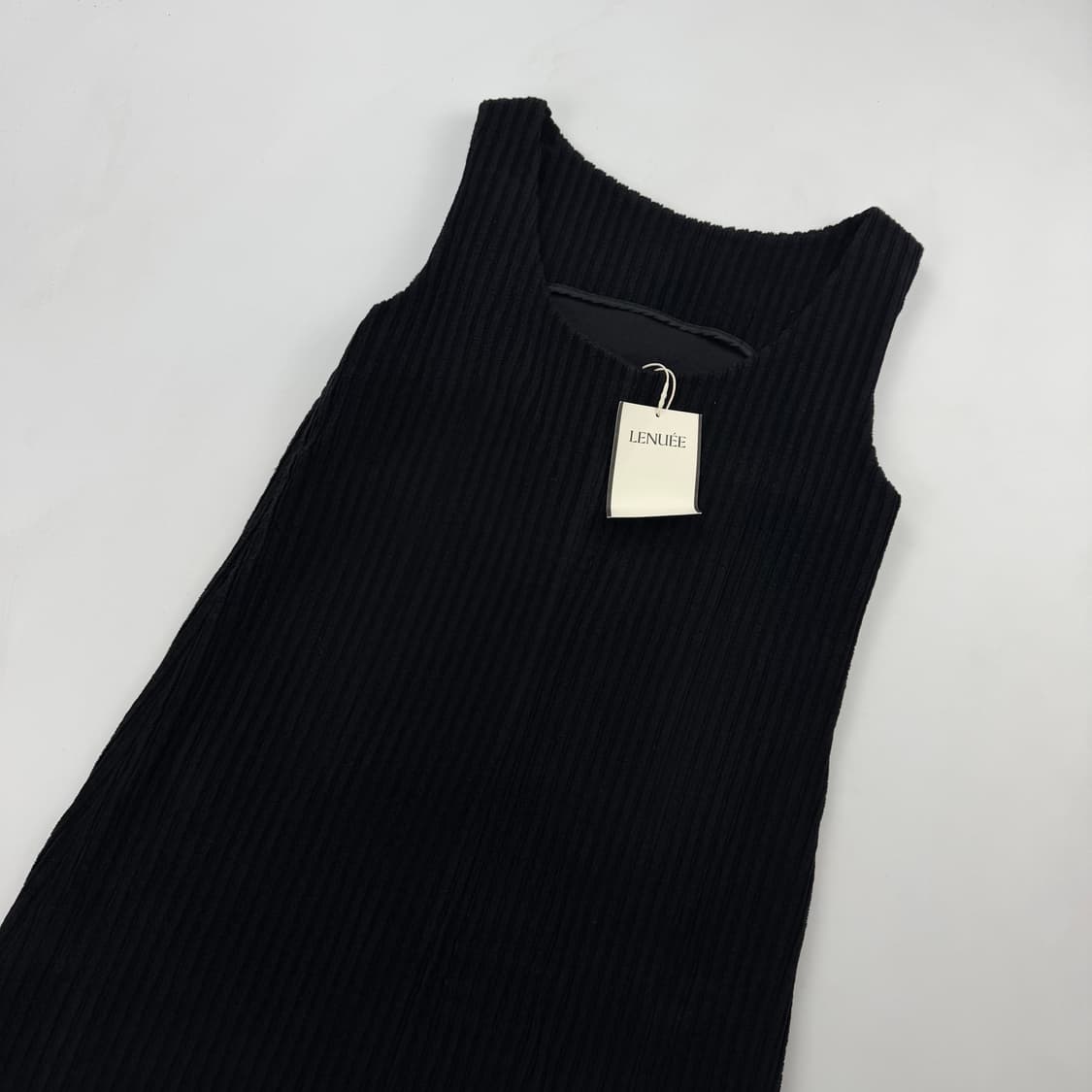 르누이 코듀로이 블랙 원피스 상품이미지8