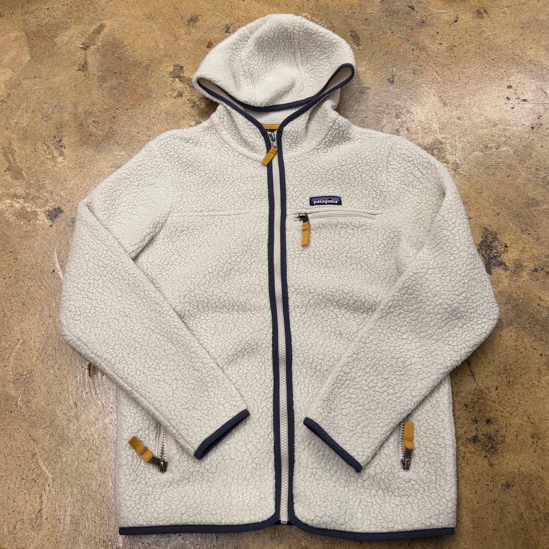 [정품/XS] 파타고니아 레트로 파일 후드 집업 아이보리 b17 상품이미지2