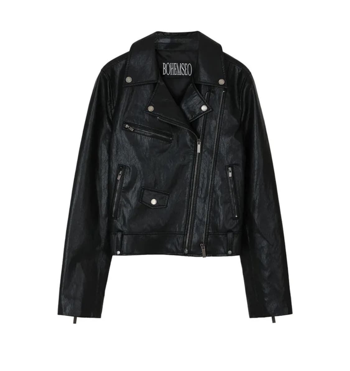 보헤미안서울- 라이더 자켓 TWO ZIPPER FITTED RIDER J 상품이미지4