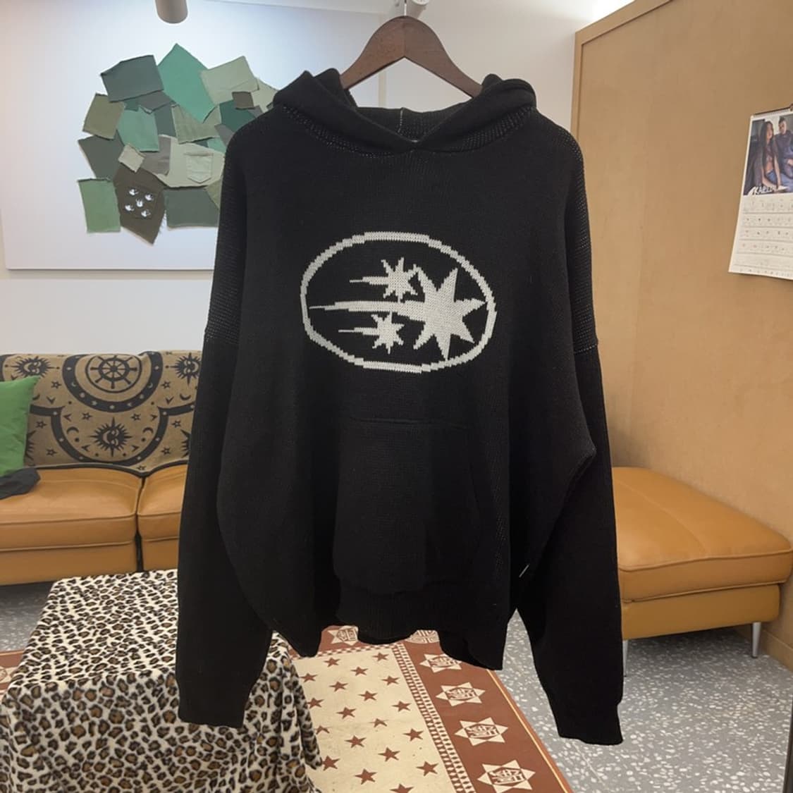 나이스 고스트 클럽 스트릿 쓰리스타즈 트윙클 후드티 L C09007 상품이미지3