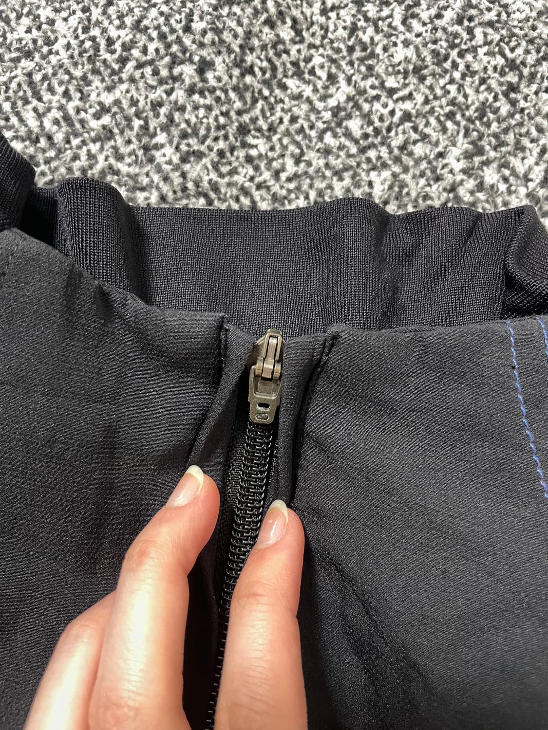 빈티지9. 나이키 인터밀란 빈티지 올드스쿨 바람막이 메쉬 점퍼 블랙블루 상품이미지5