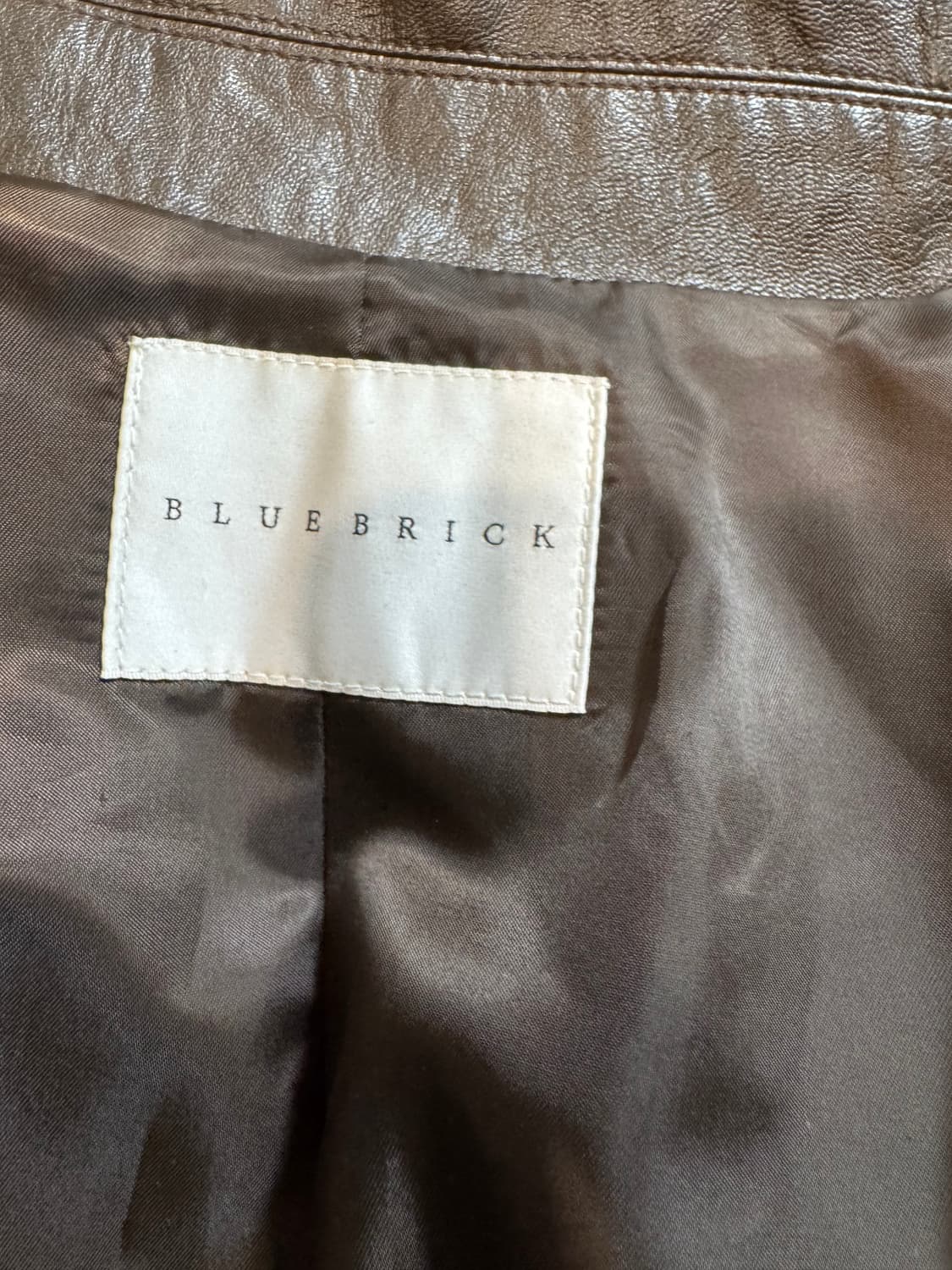 블루브릭 브라운 레더자켓 상품이미지6