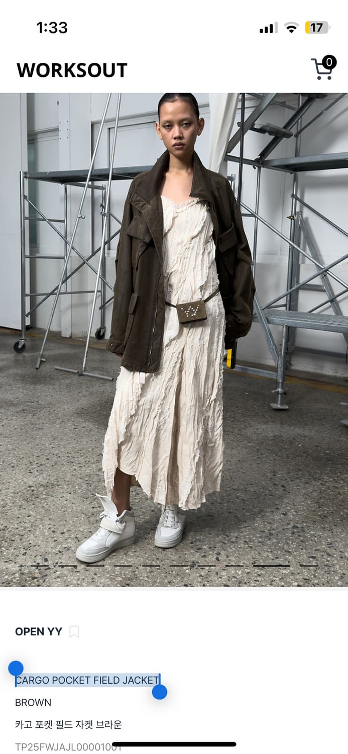 오픈와이와이 open yy 카고 필드 자켓 CARGO JACKET 상품이미지2
