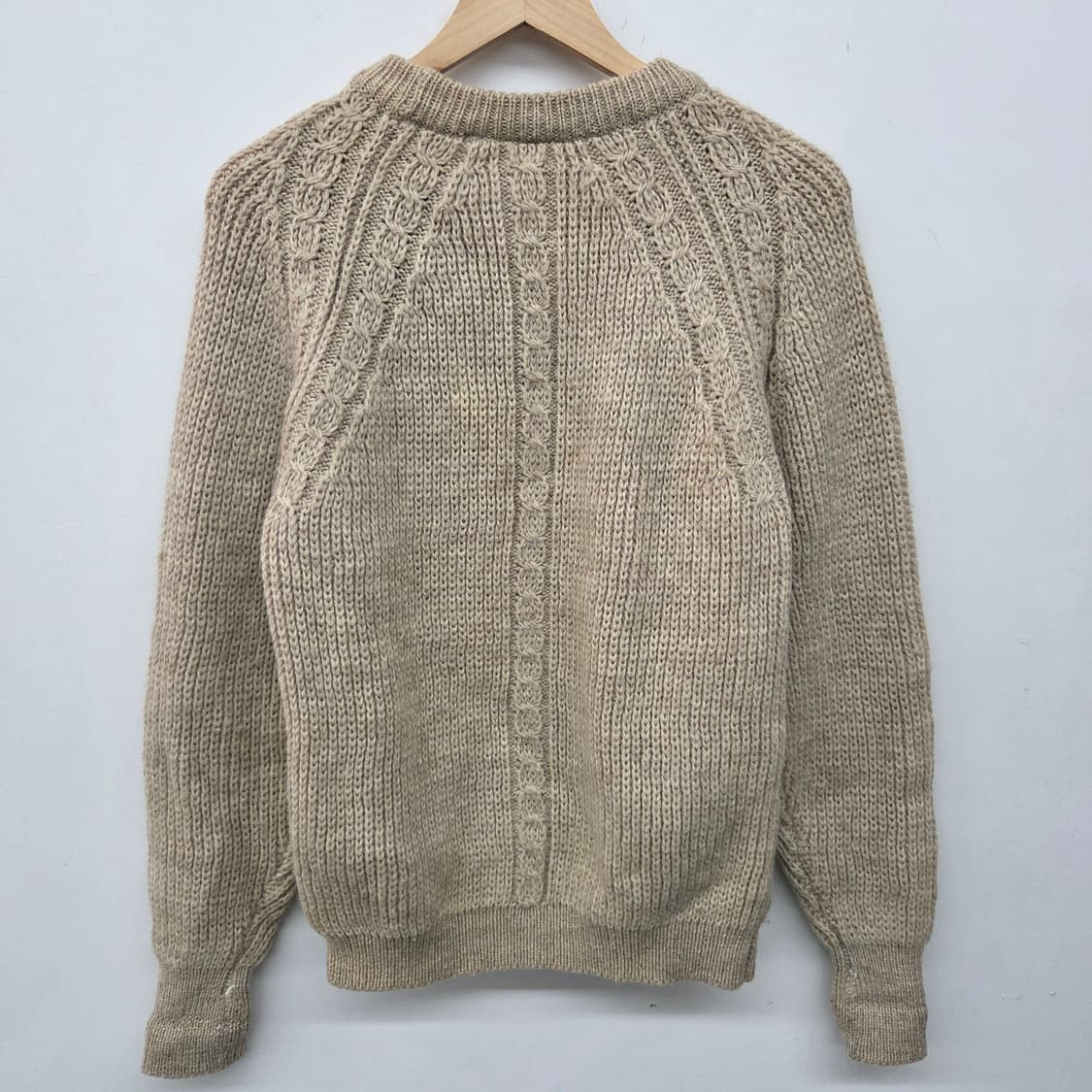 핸드메이드 케이블 니트 스웨터 여 m 상품이미지5