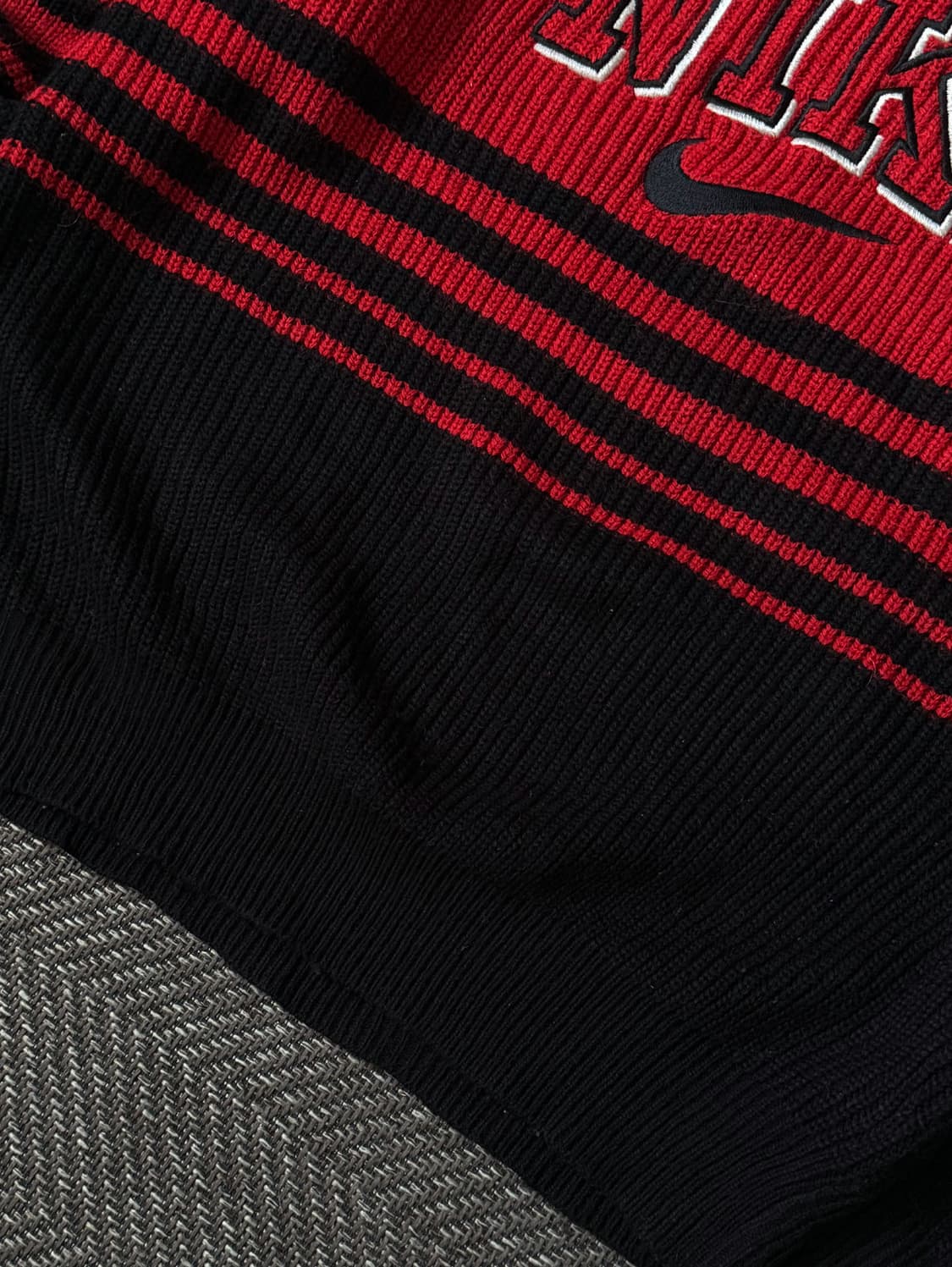 올드 나이키 스펠아웃 아크릴 스웨터 (105) 상품이미지5