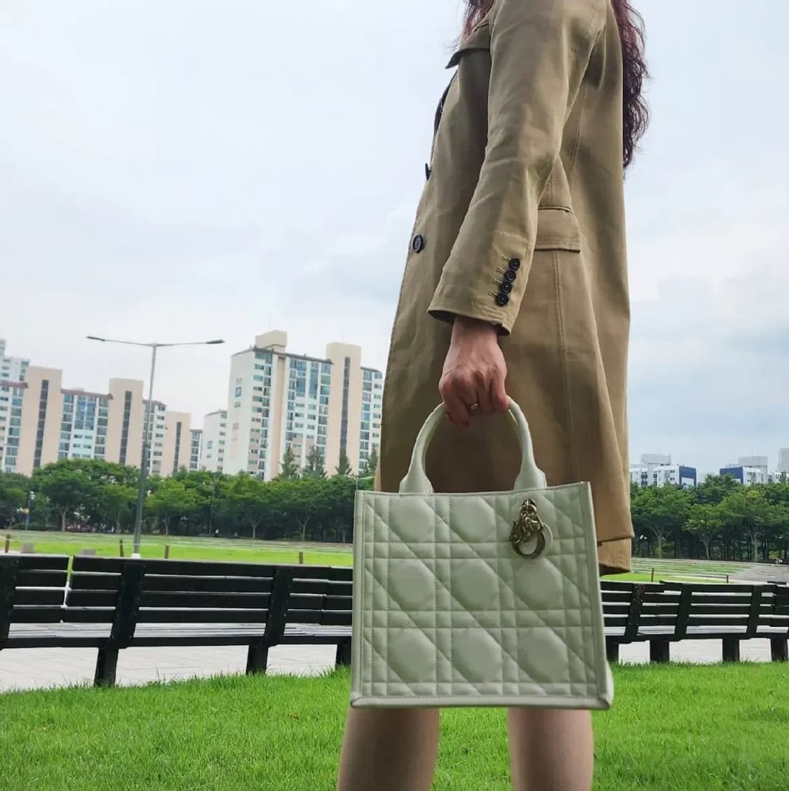 디올 북토트 스몰백 레더 라떼 25.06월 +이너백 상품이미지10