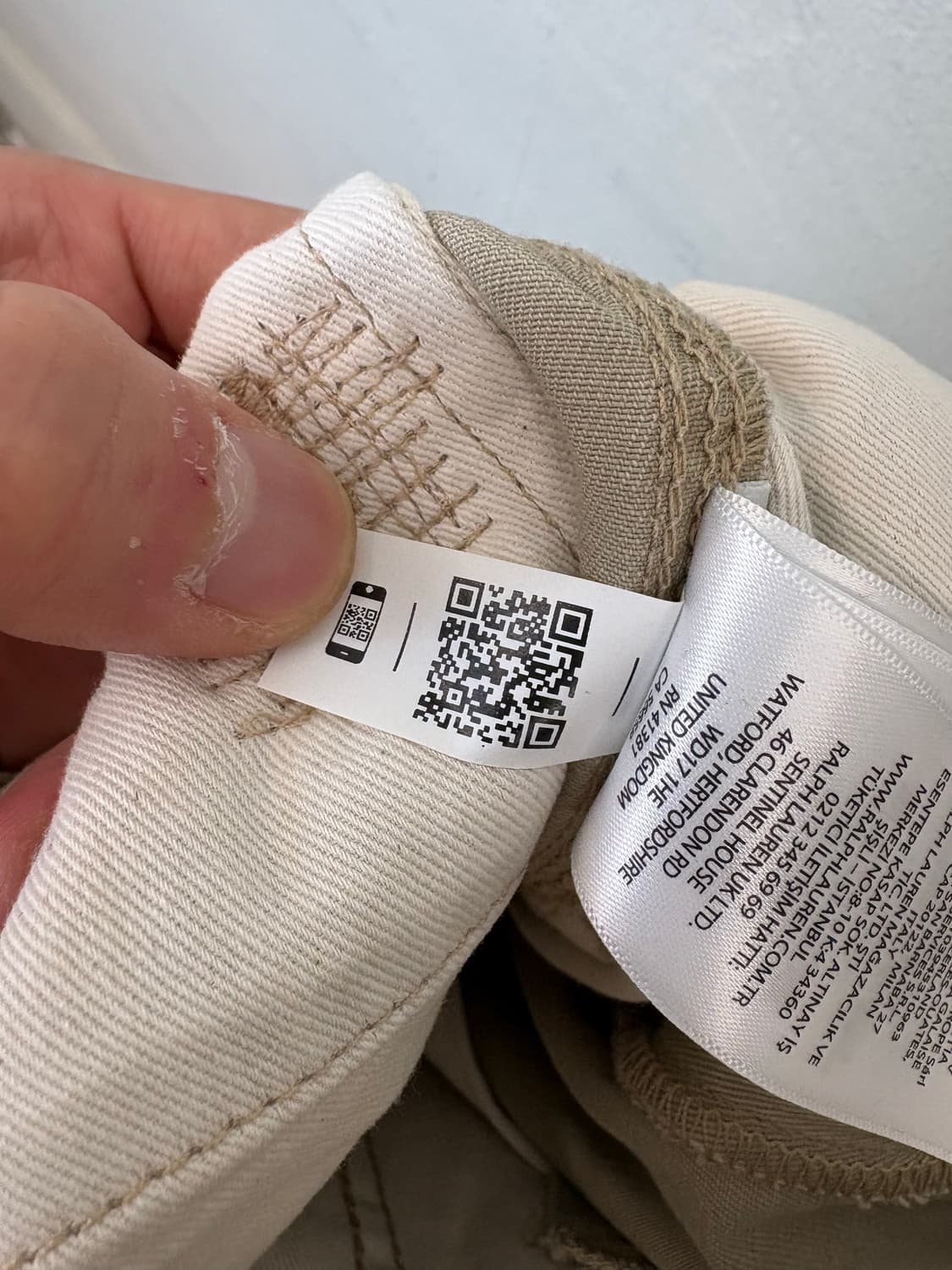 폴로랄프로렌 큐알라벨 디스트레드 헤리티지 치노팬츠 상품이미지10