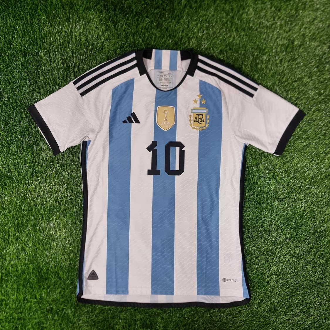 22-24시즌 아르헨티나 홈 어센틱 유니폼 #10 메시 상품이미지3