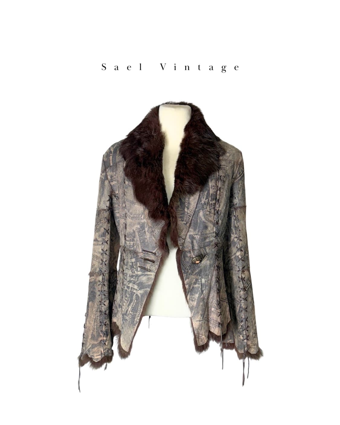 발레리나 래빗 퍼 자켓 상품이미지2