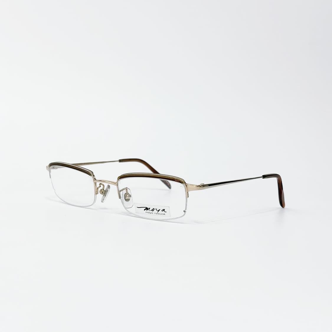 키지클럽 MOYA 브라운포인트  반무테 데드스탁 빈티지안경 상품이미지2