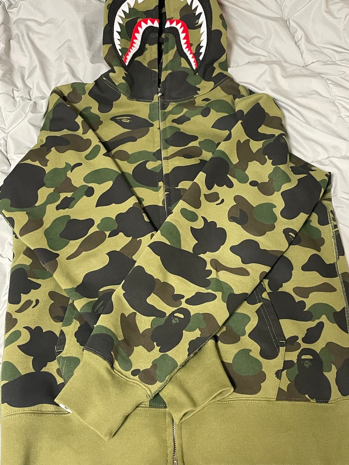 베이프 녹계 샤크후드 m 상품이미지1