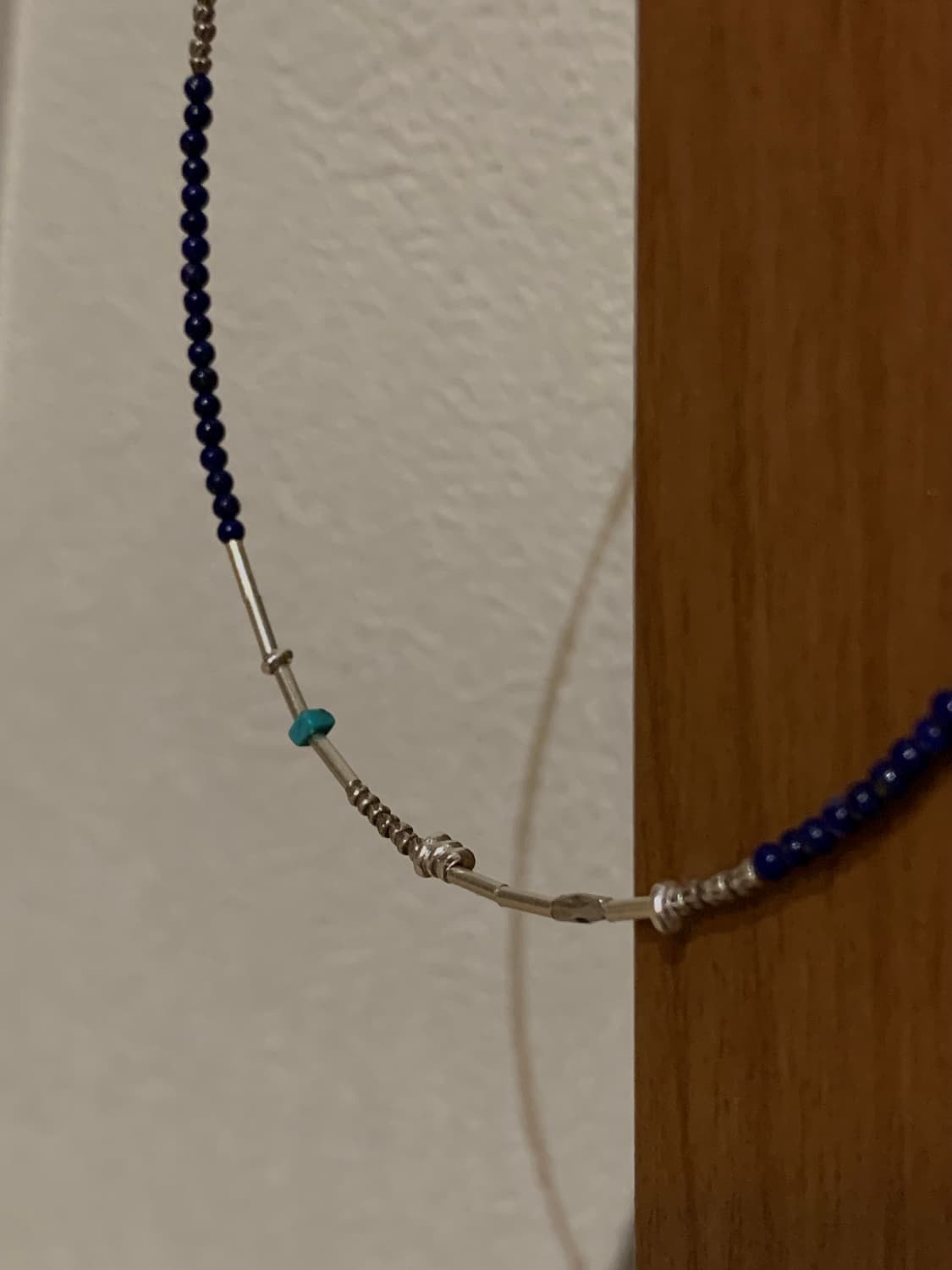 [GOH] Lapis Lazuli silver line necklace 상품이미지5