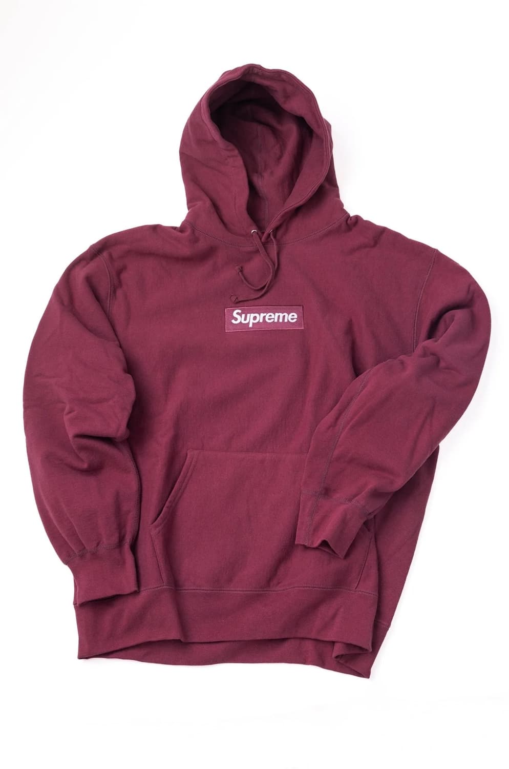 supreme 21FW 박스 로고 후드 버건디 상품이미지1