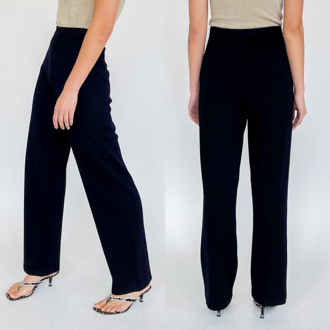 ST.JOHN BASICS 센존 베이직 투턱 니트팬츠(울/레이온)6사이즈 상품이미지2