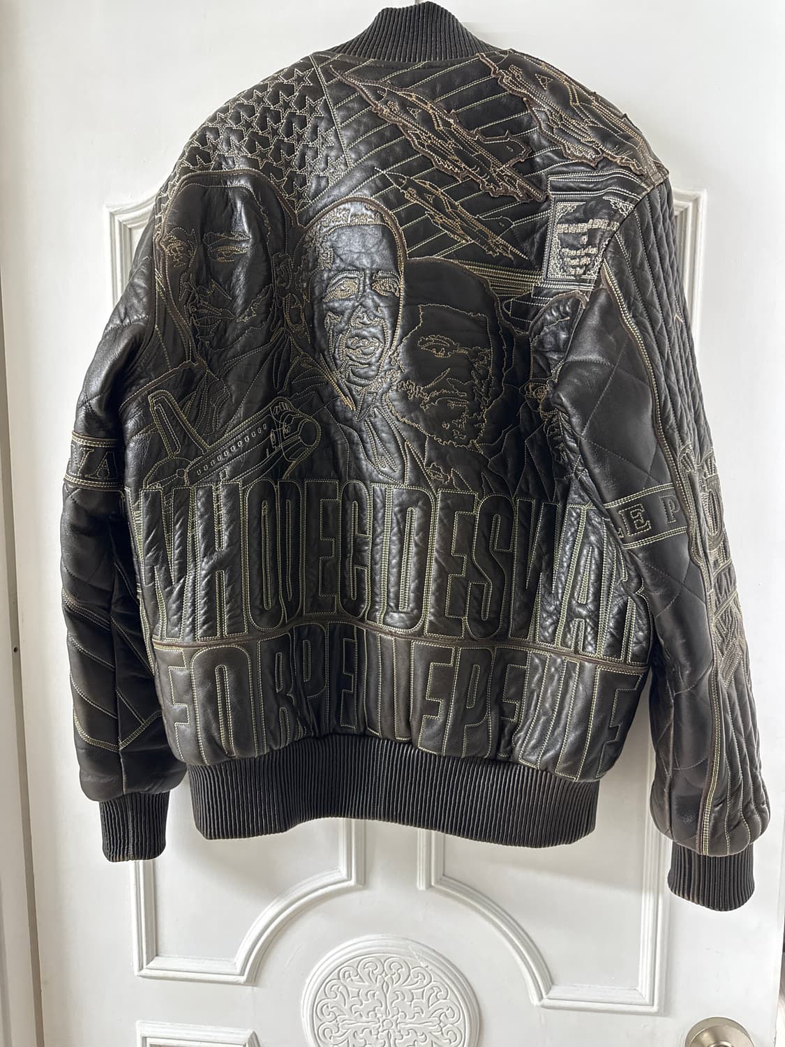 Pelle Pelle x Who Decides War 2026 레더 자켓 상품이미지5