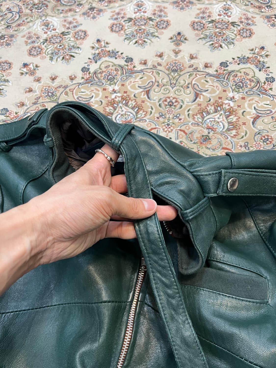 VTG 하이넥 램스킨 자켓 상품이미지7