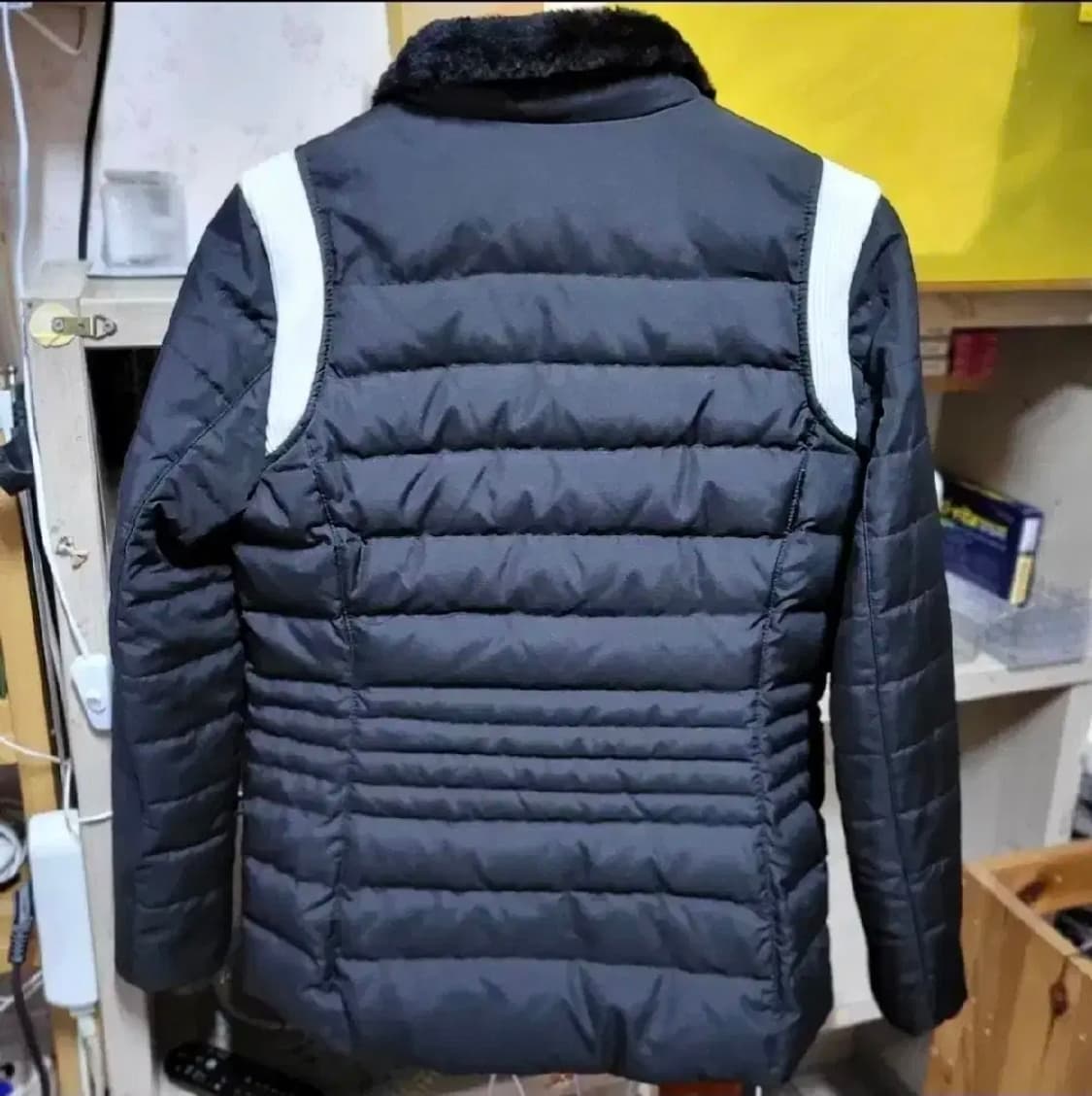 새상품급 아디다스 콜라보 바시티 퍼 패딩 점퍼 자켓 짱예쁨 상품이미지6