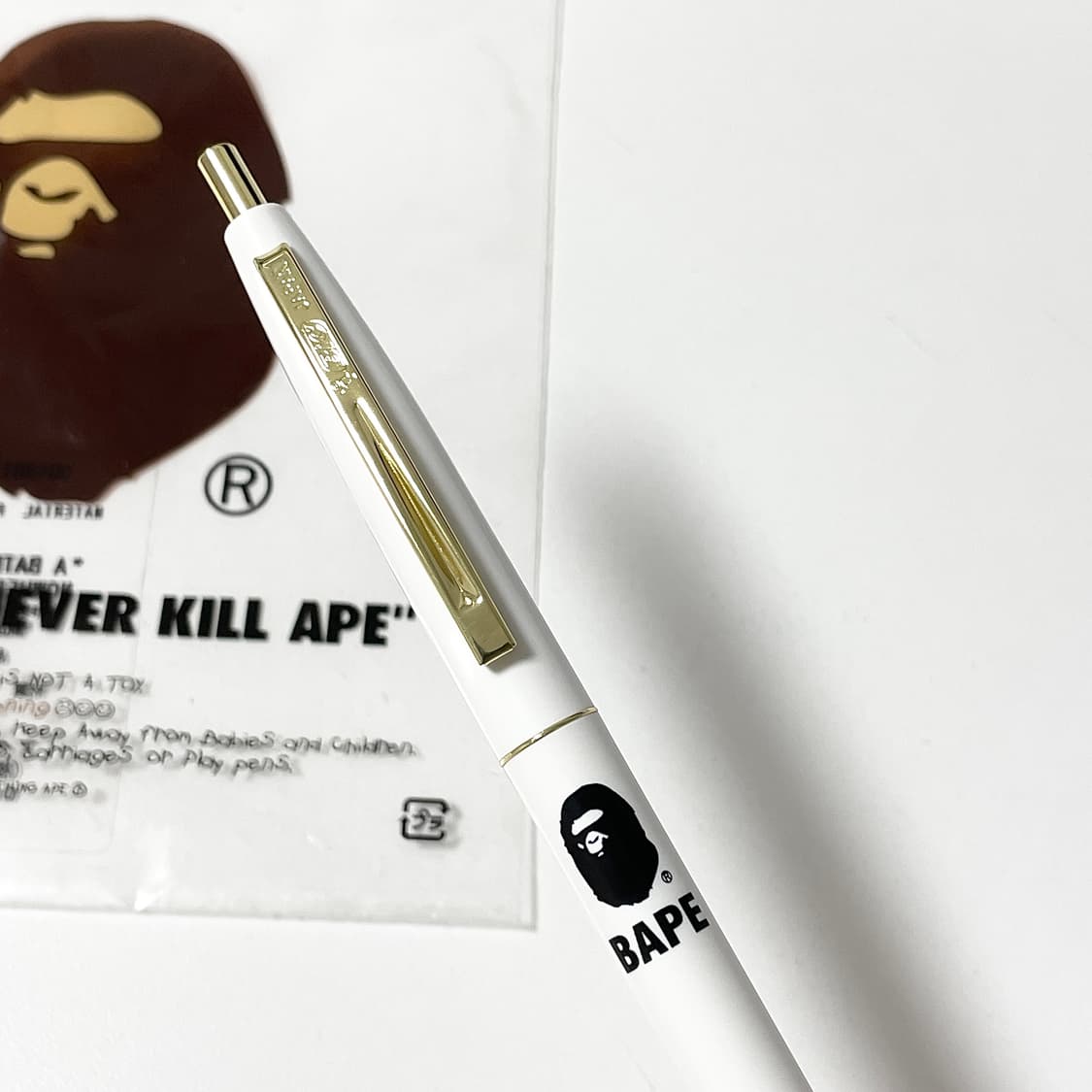 미사용 ~ 베이프 노트식 볼펜 BAPE 상품이미지2