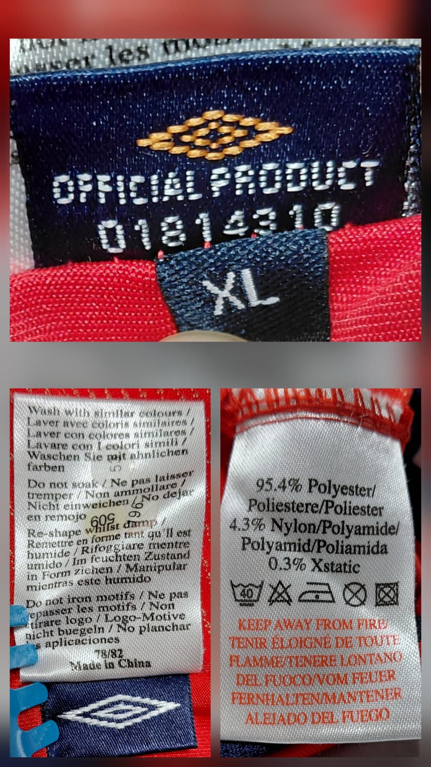 [XL] UMBRO 04-06 잉글랜드 어웨이 긴팔 저지 상품이미지6