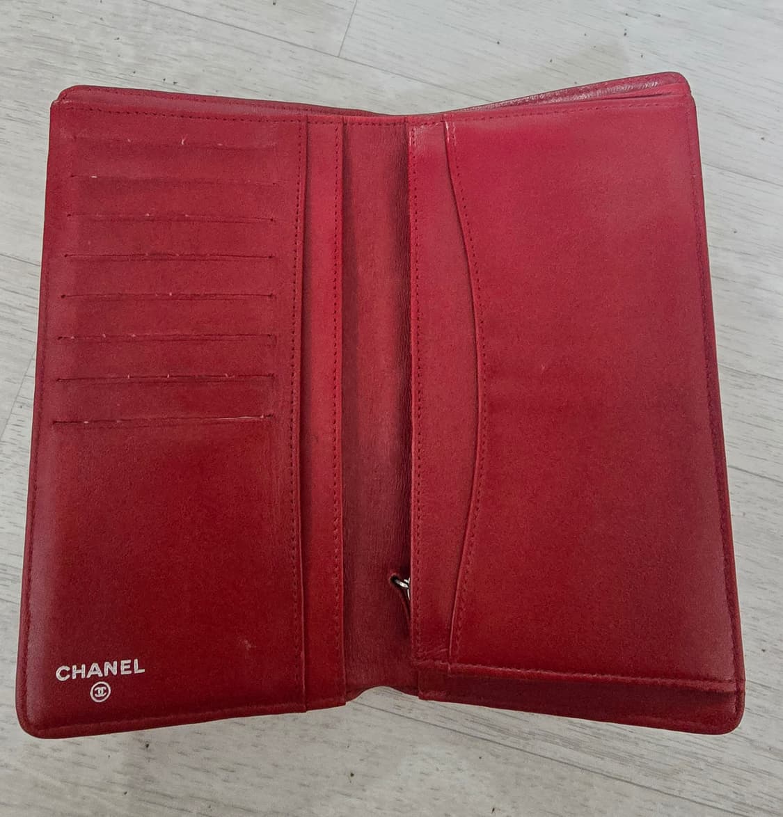(정품) 샤넬 13번대 램스킨 장지갑 WOC (카드지갑 반지갑 명품 여성 상품이미지4