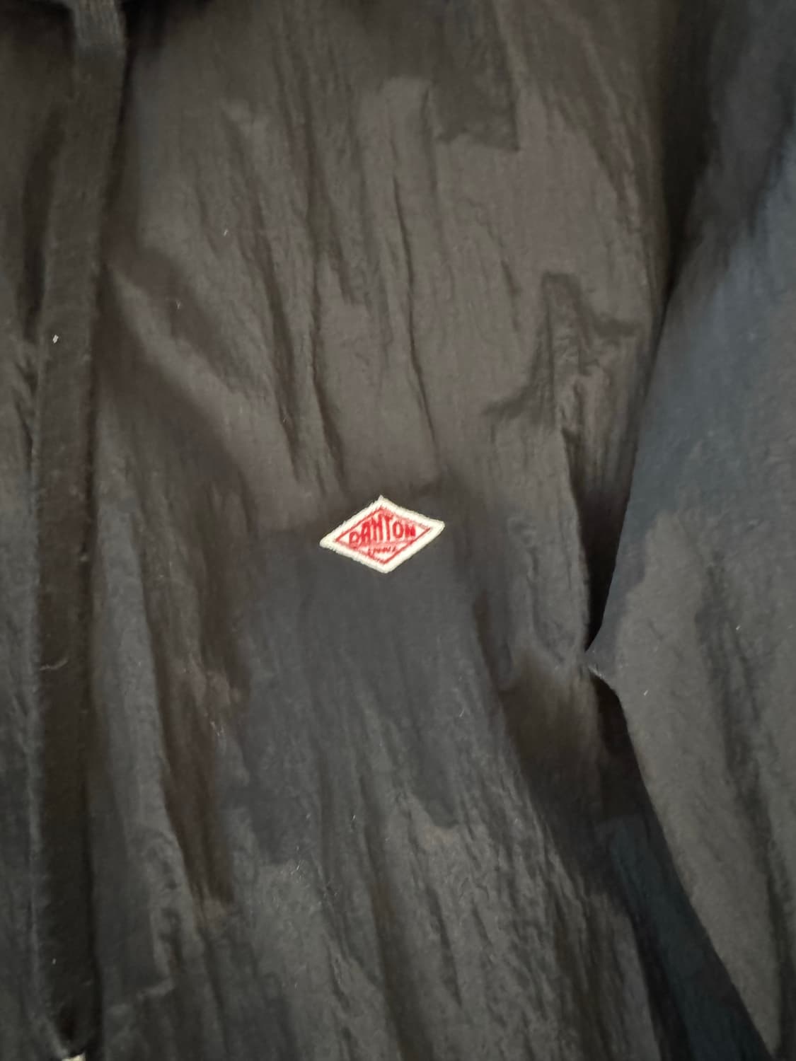 단톤 후드 다운 패딩 블랙XL 상품이미지3