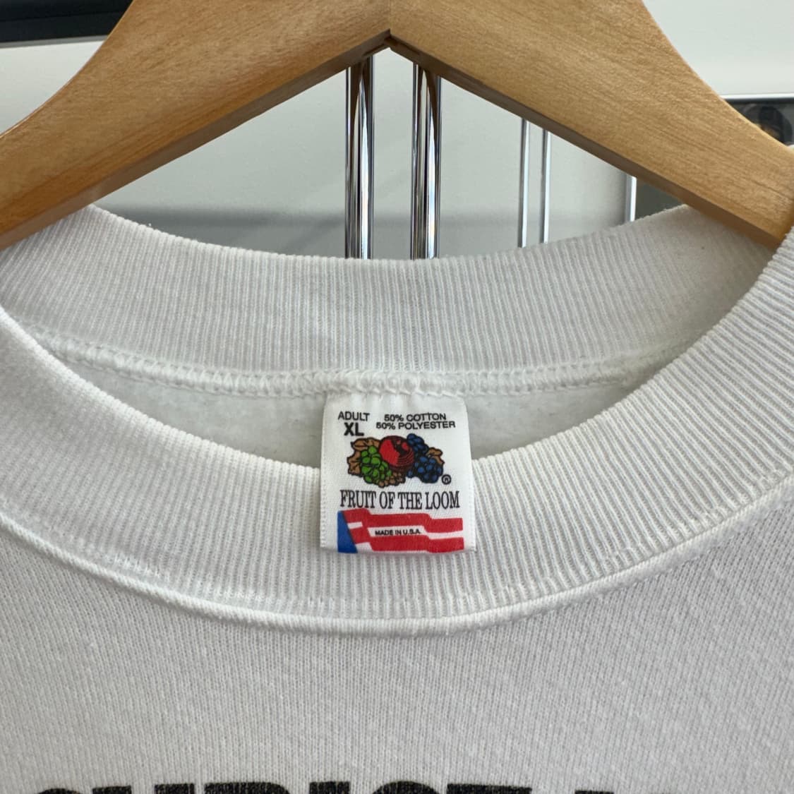 90s 프룻오브더룸 스웻셔츠 맨투맨 made in USA (XL)  상품이미지5