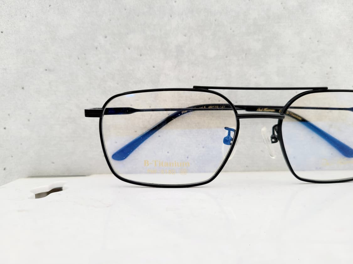폴휴먼안경 베타 티탄 PHF-518D 블랙 상품이미지1
