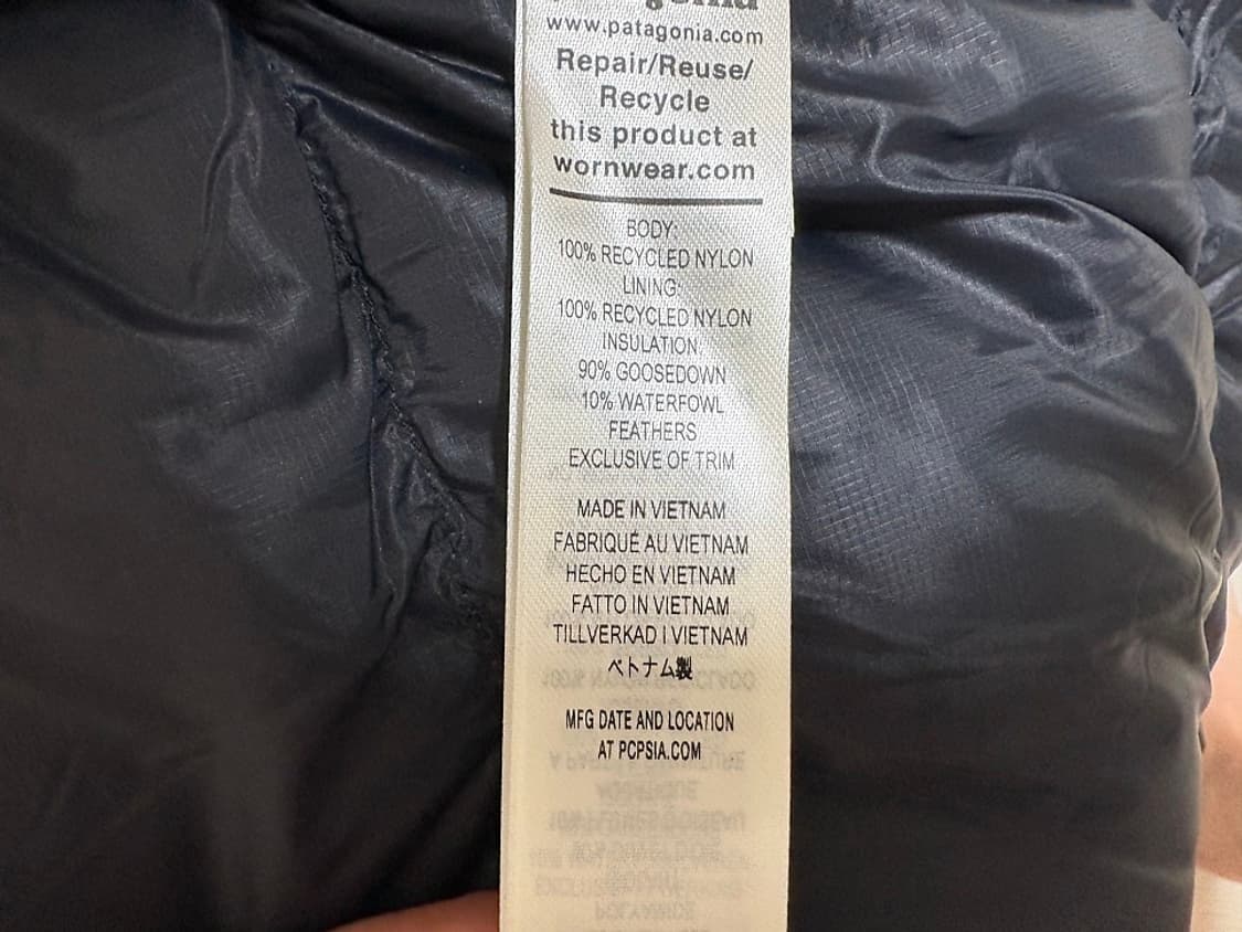 파타고니아 피츠로이 후디 패딩 L 블랙 상품이미지2