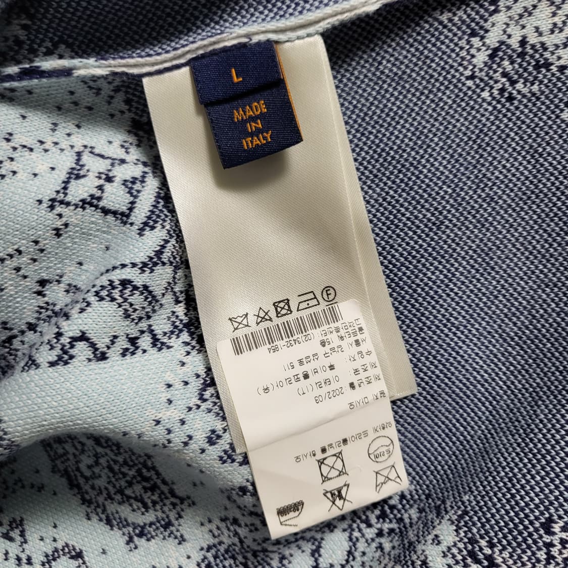 [새상품급/백화점판] L / 루이비통 반다나 니트 상품이미지4