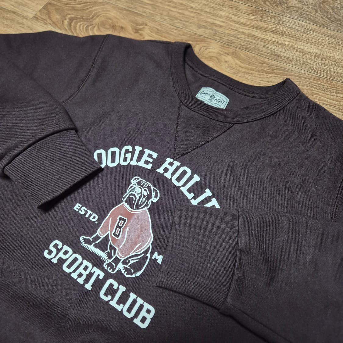 부기홀리데이 스웻 브라운 L 상품이미지4