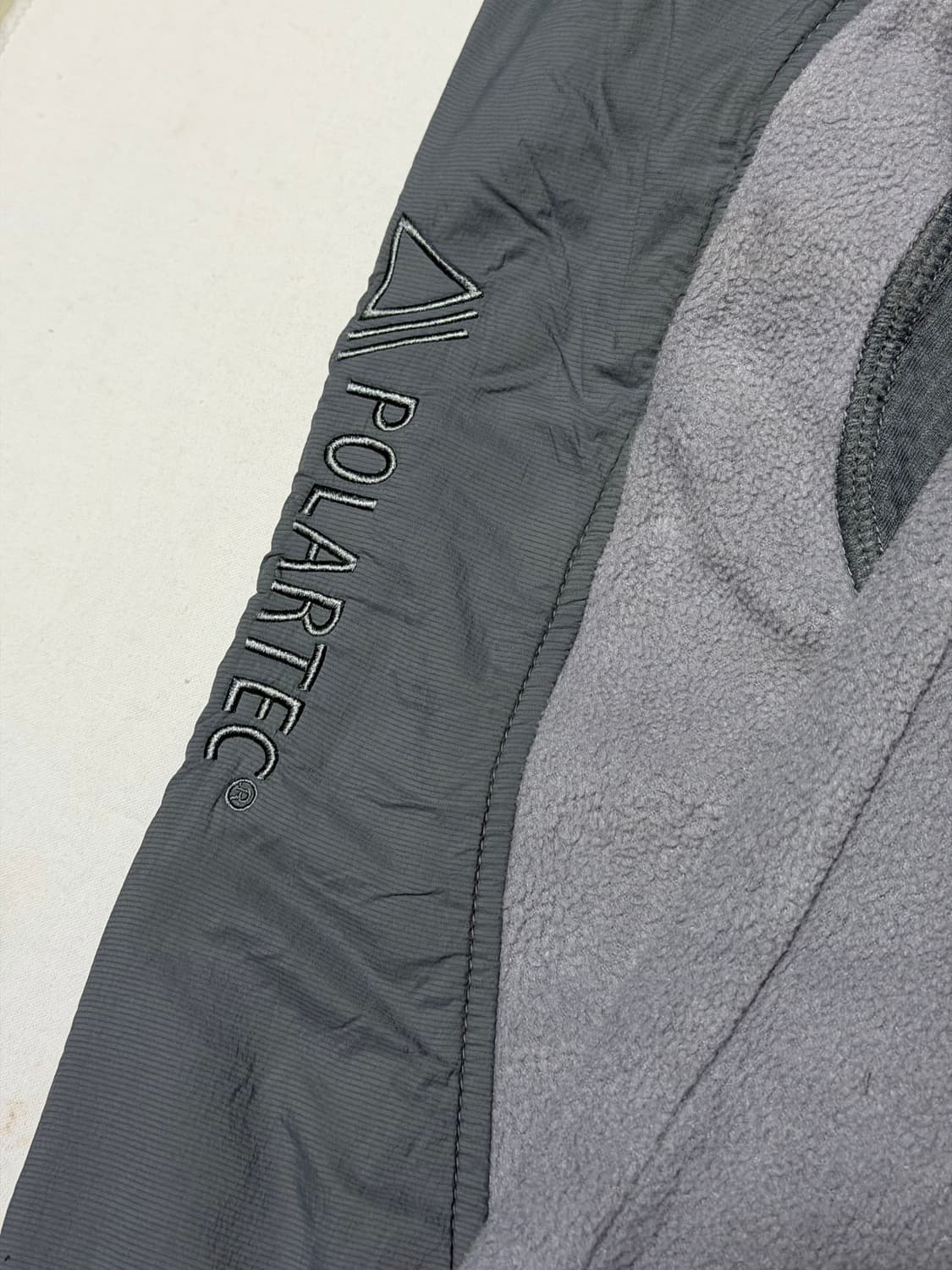 나이키 트레일 러닝 폴라텍 반집업 플리스 그레이 상품이미지3