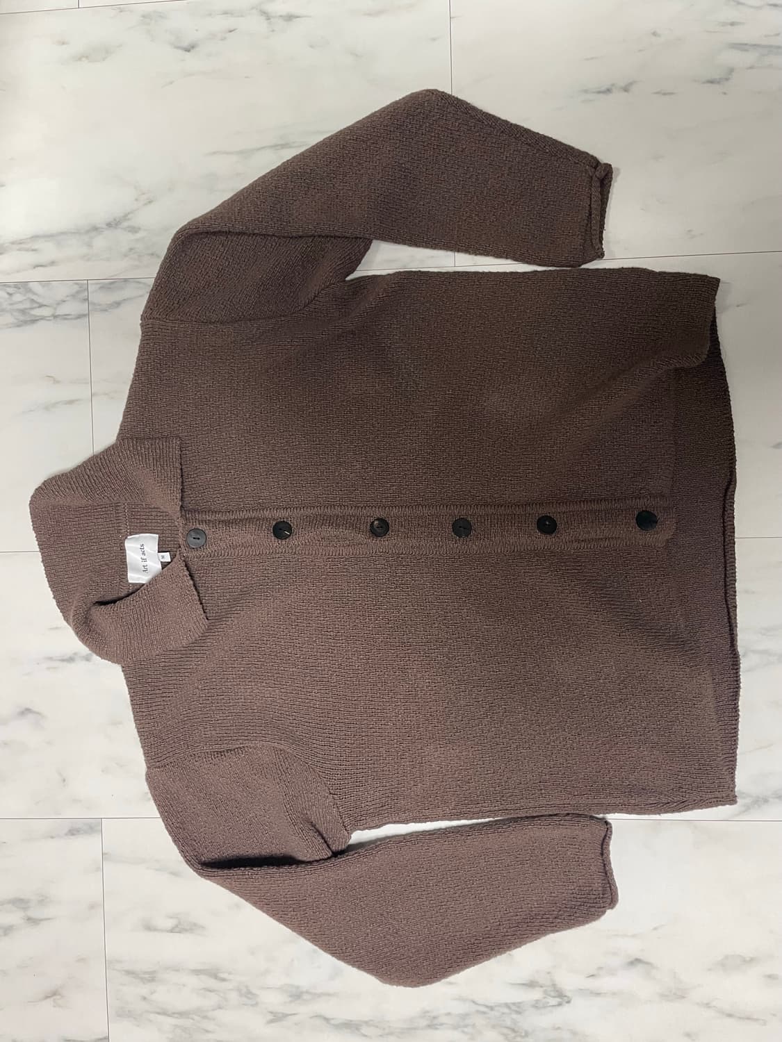 아트 이프 액트 라운드넥 모헤어 가디건 상품이미지1