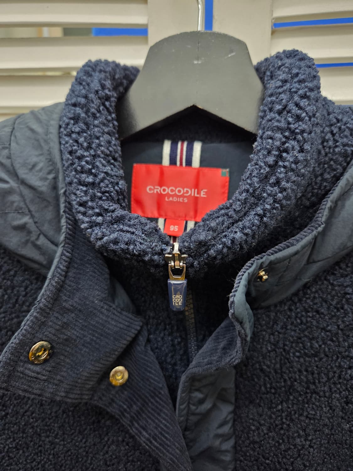 크로커다일레이디 후리스 양털 후드 점퍼 상품이미지3