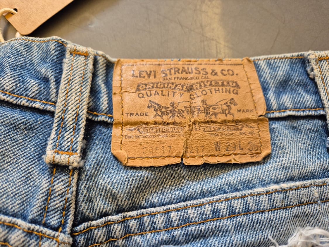 80s Levi's 517 오렌지탭 부츠컷 데님 팬츠 상품이미지6
