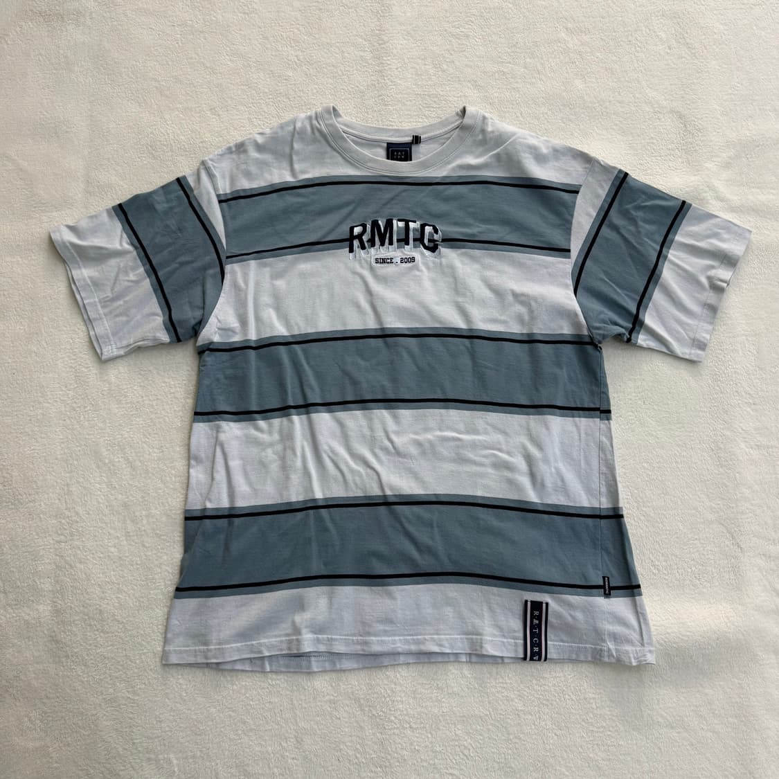 XL 로맨틱크라운 스트라이프 반팔 티셔츠 0313T 상품이미지1