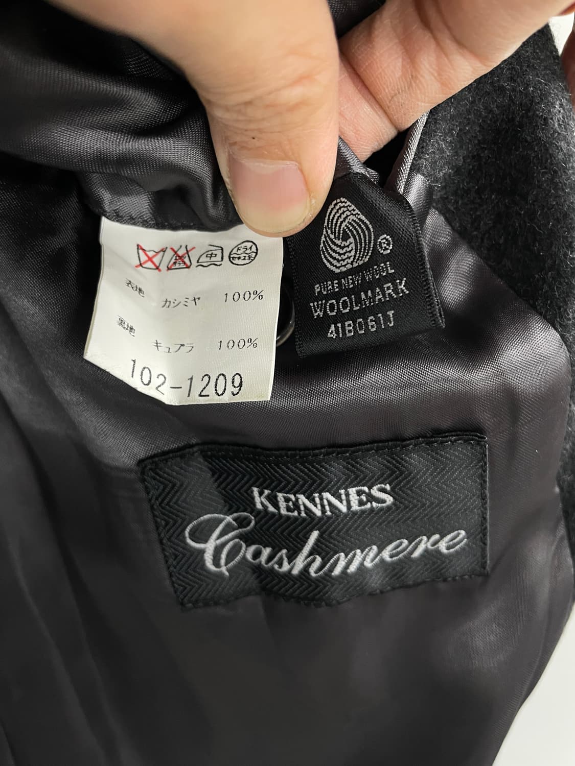 KENNES 캐시미어 롱자켓 상품이미지8