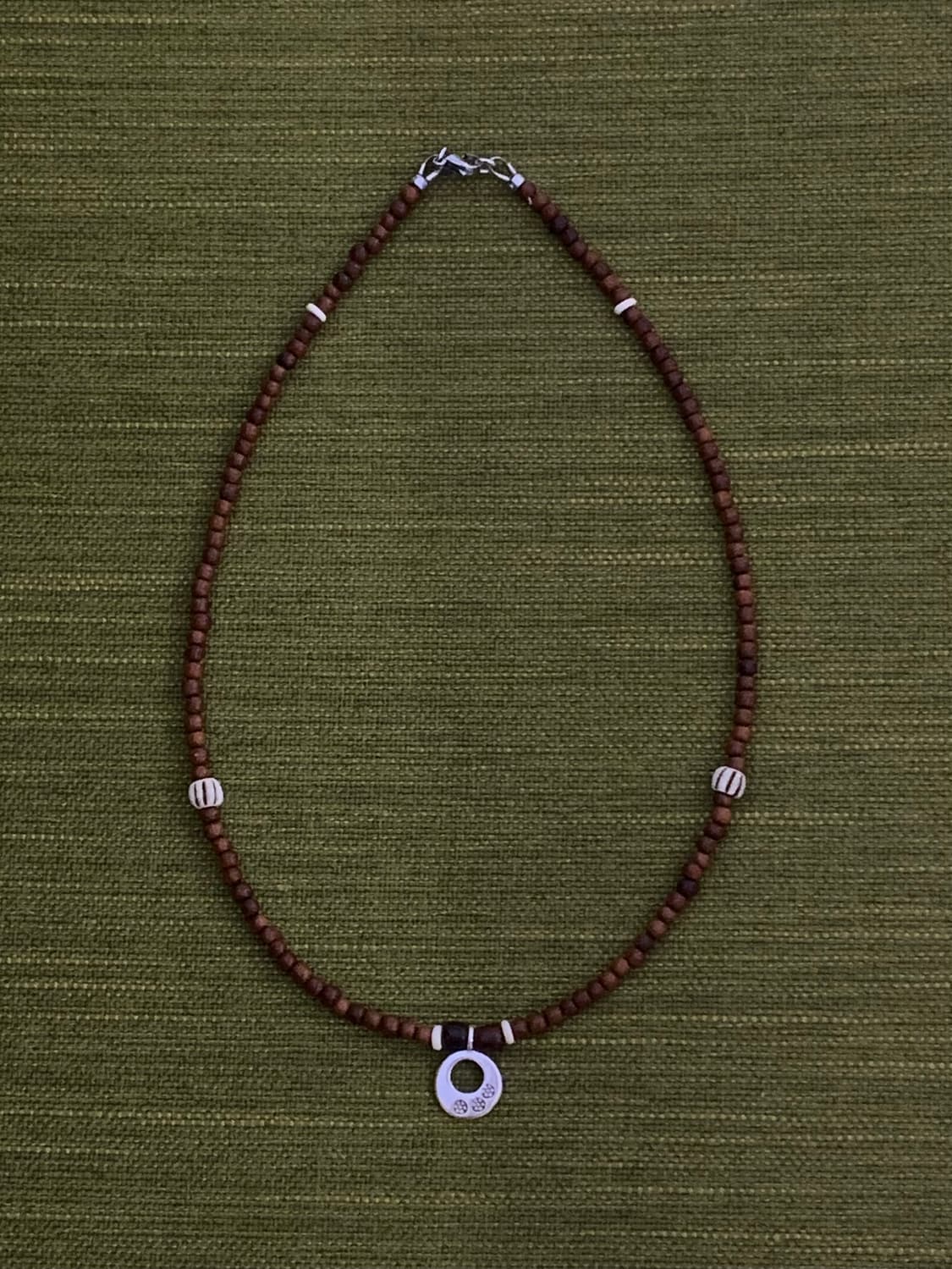 rosewood three little flowers necklace 상품이미지4