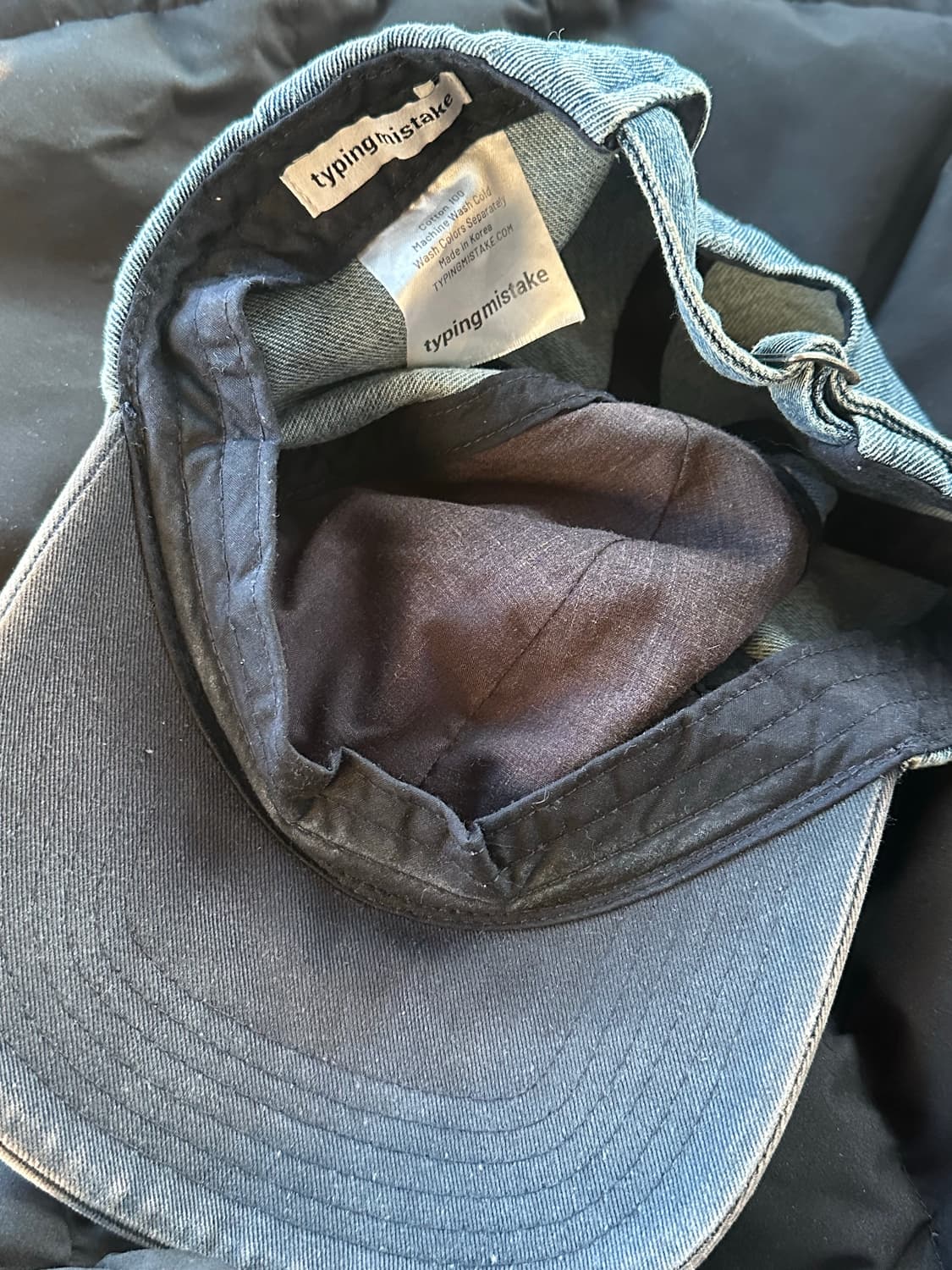 타이핑미스테이크 볼캡 상품이미지2