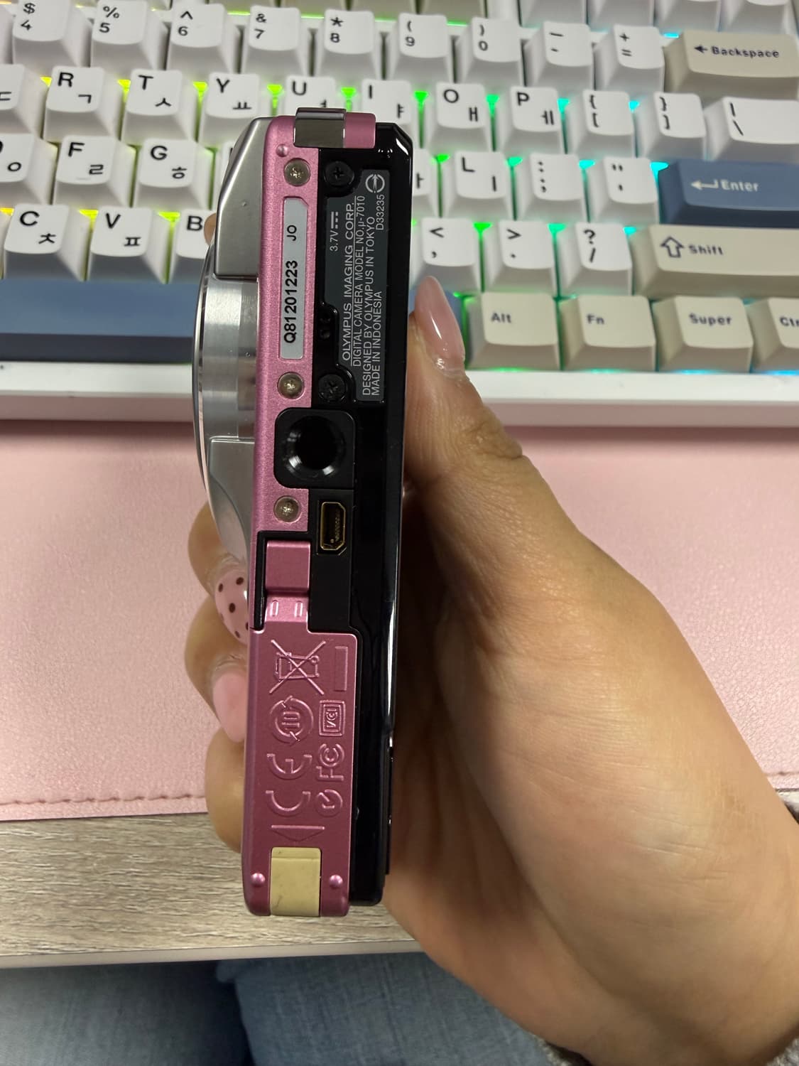 올림푸스 mju 7010 핑크 상품이미지3