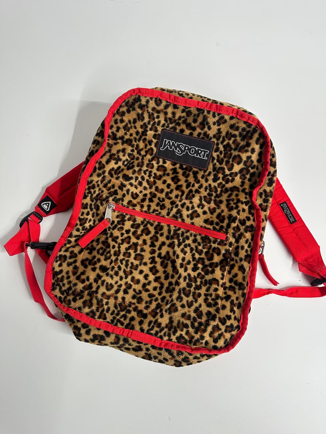 Jansport 잔스포츠 레오파드 x도트 백팩 양면 상품이미지1