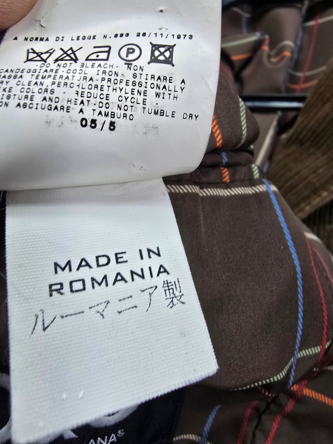 돌체엔가바나 코듀로이 클래식 자켓 (1545) 상품이미지5