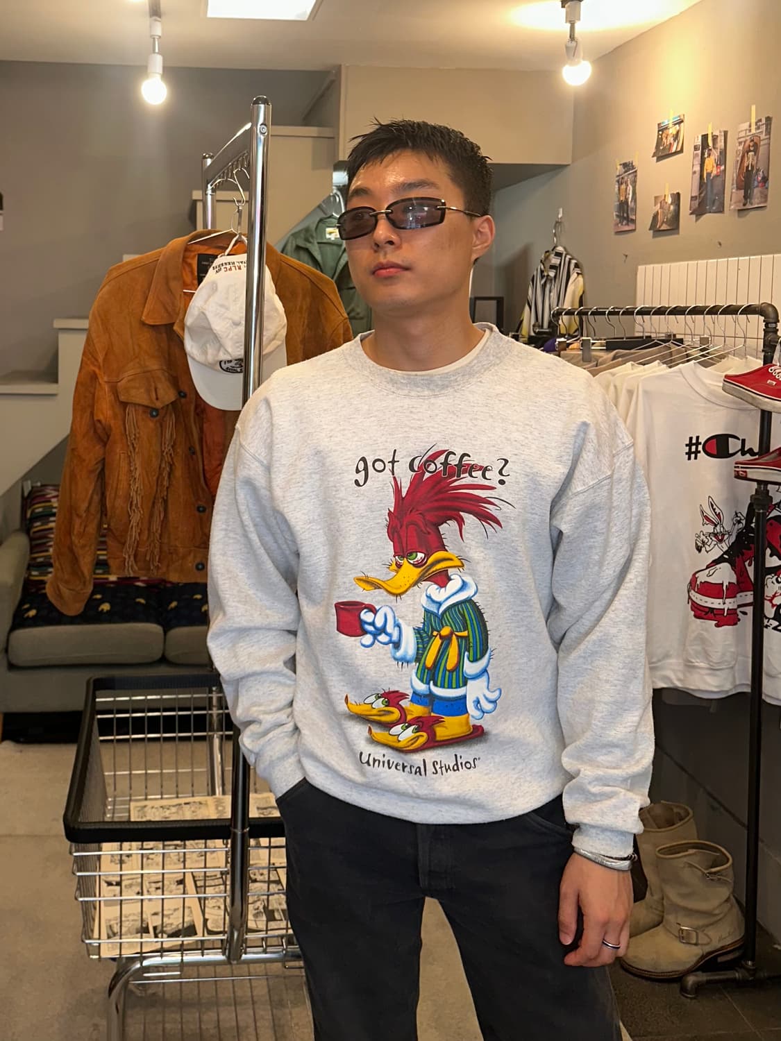 90’s Universal Studio Woodpecker sweat 상품이미지1