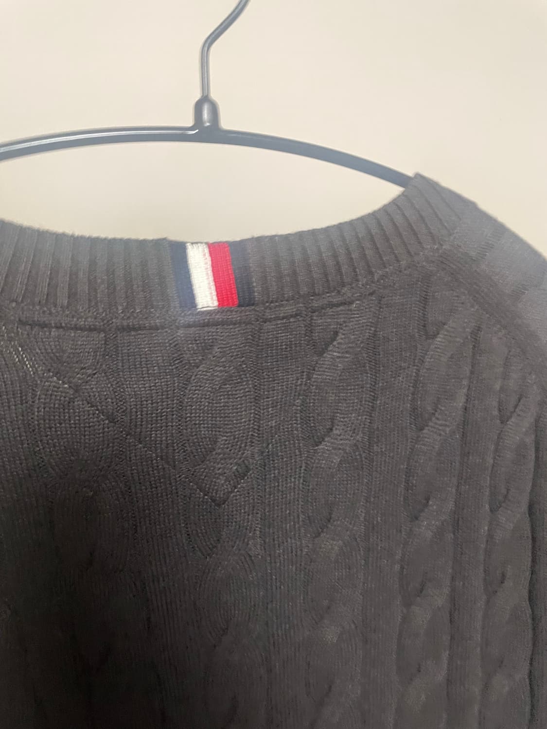 타미힐피거 남성 크루넥 케이블 니트 L 상품이미지5