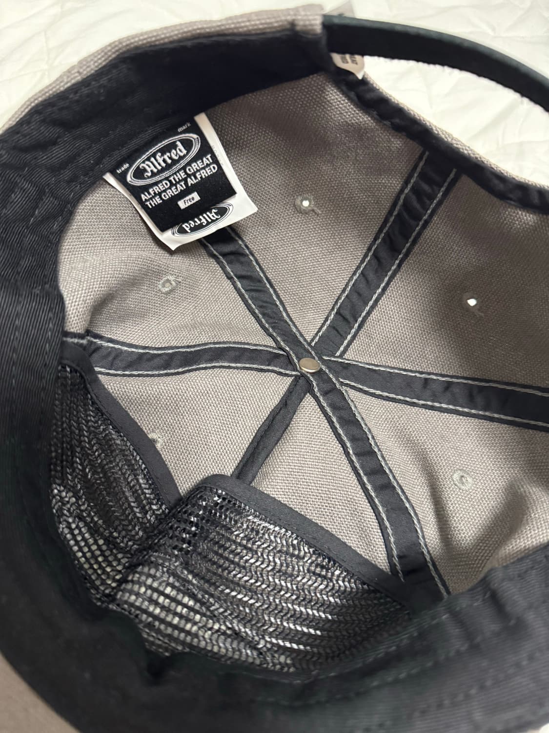 알프레드 워크 캡 그레이 상품이미지4