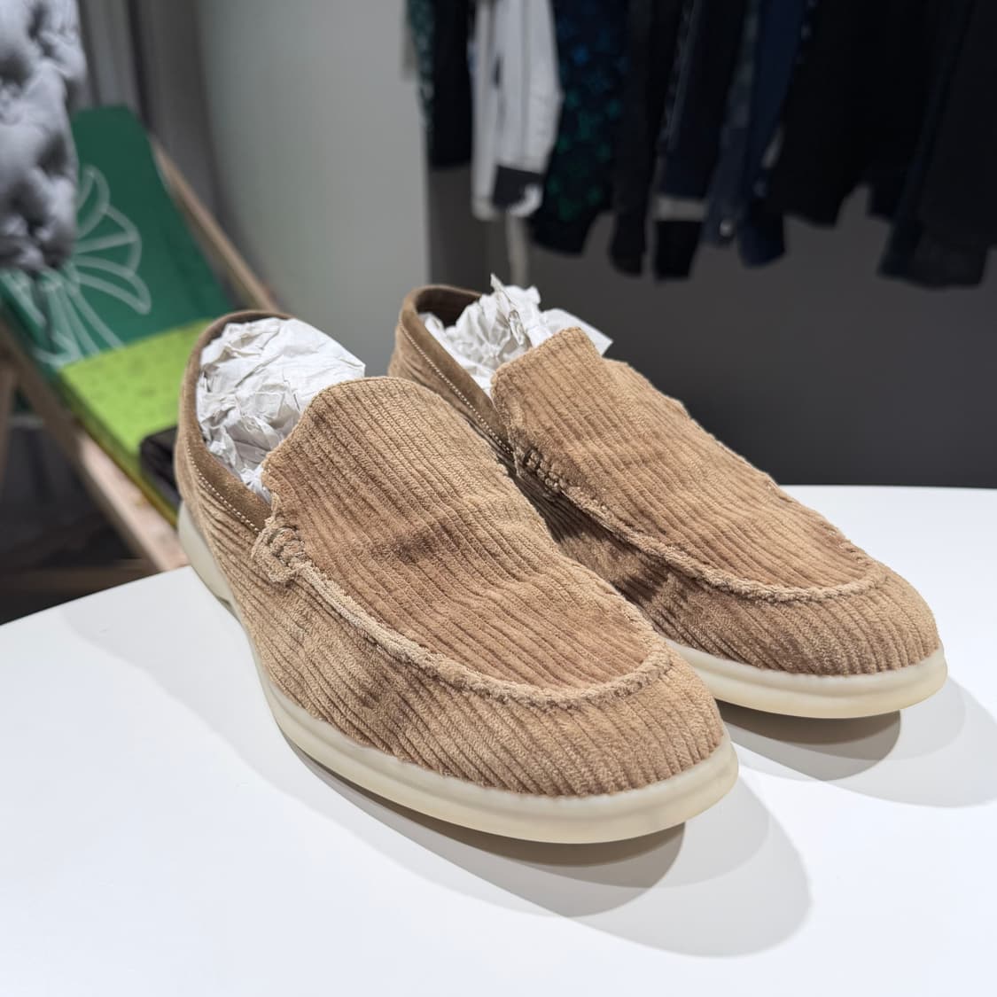 (A/41) / 로로피아나 썸머워크 코듀로이 슬립온 로퍼 신발 상품이미지4