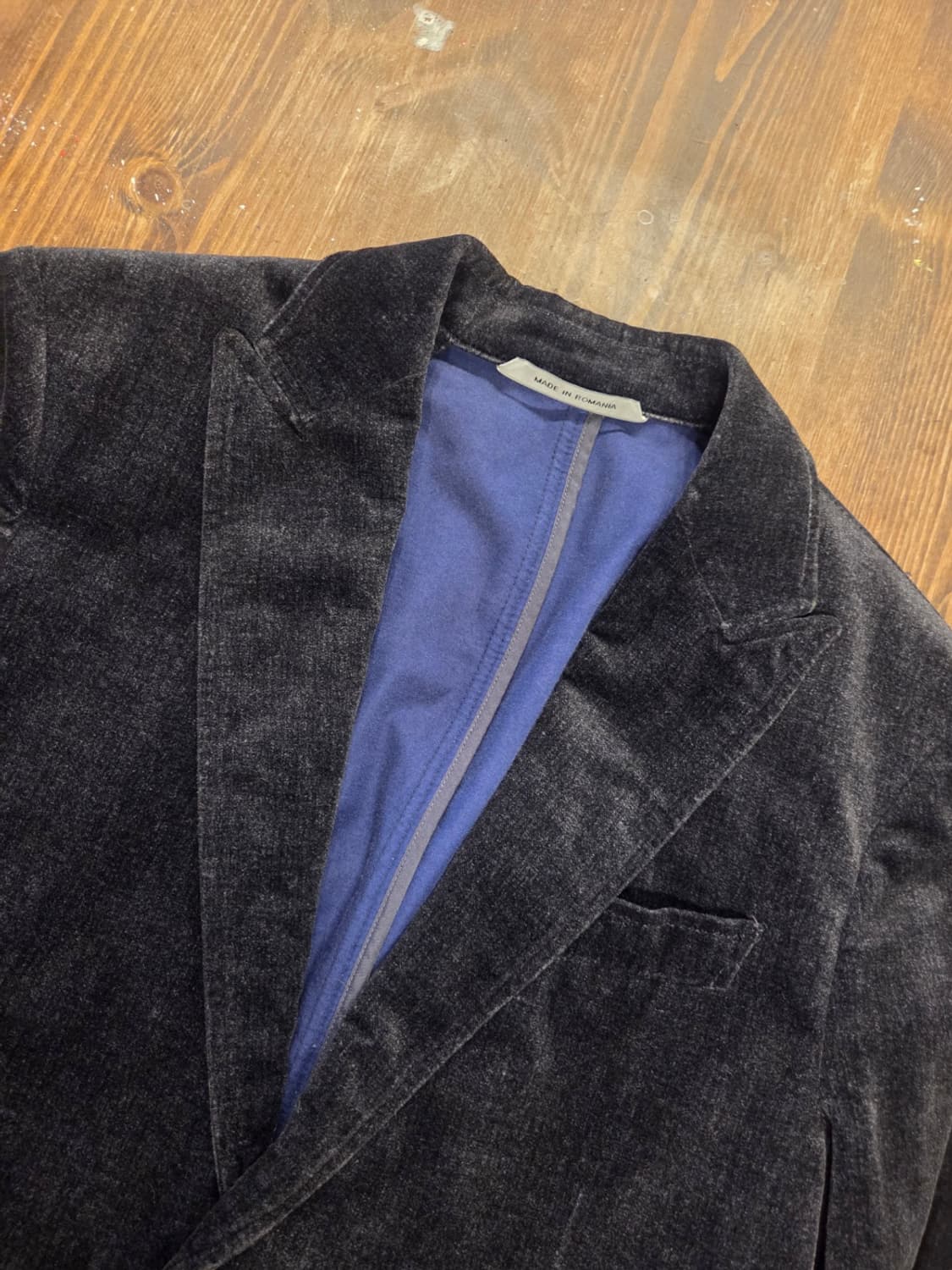 아르마니 꼴레지오니 벨루어자켓 상품이미지3