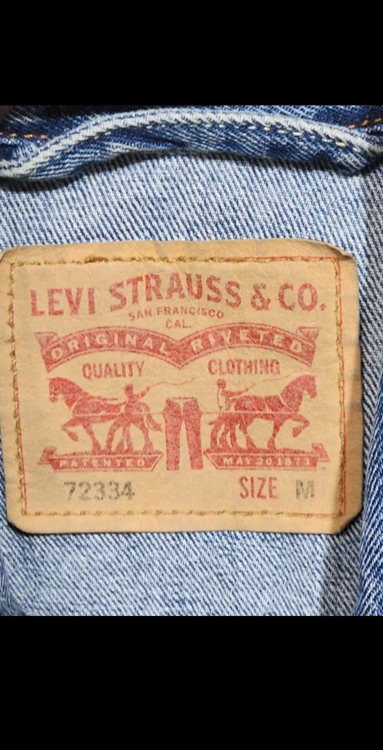 (M) 리바이스 청자켓 연중청 레드탭 데님자켓 빈티지  상품이미지3