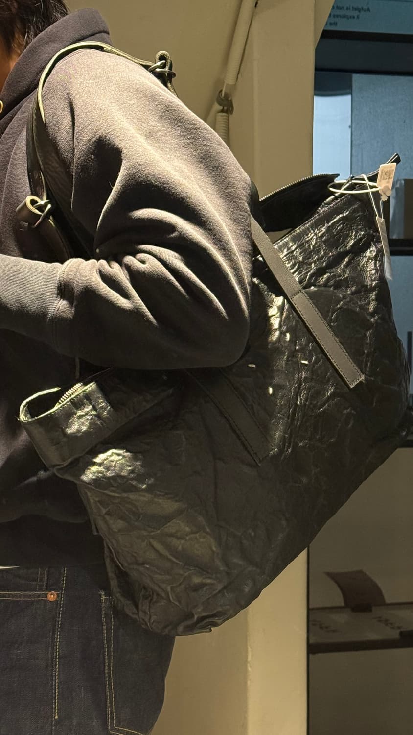 마르지엘라 가죽 토트백 숄더백 새상품 상품이미지1